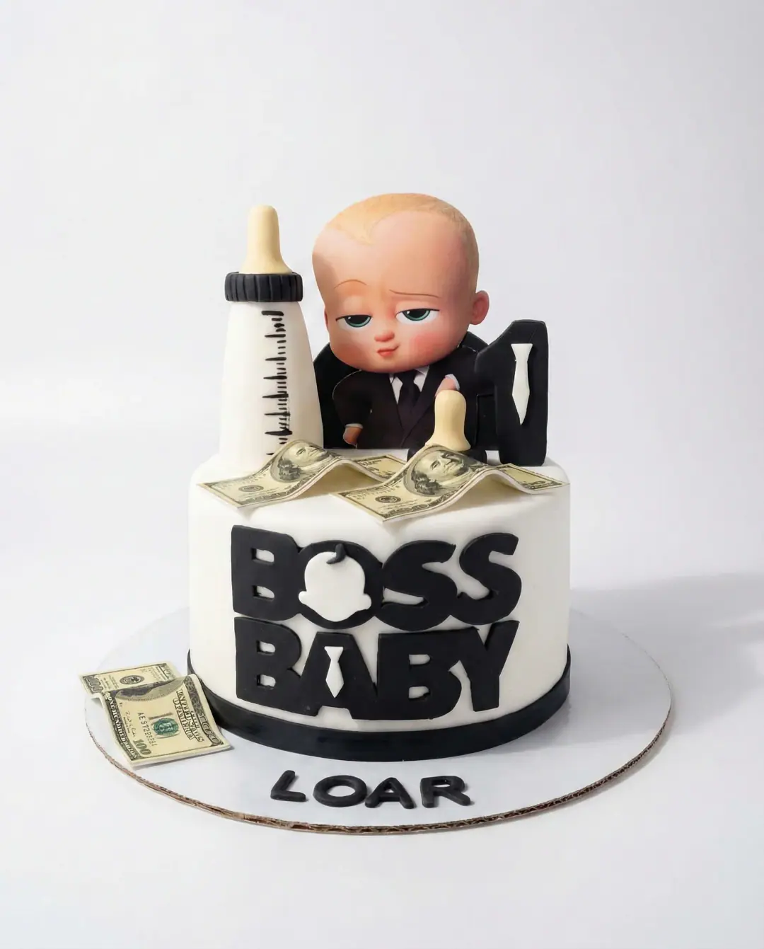 Torte ditëlindjeje me temë Boss Baby, torte me porosi nga Cakes By Vjollca në Prishtinë